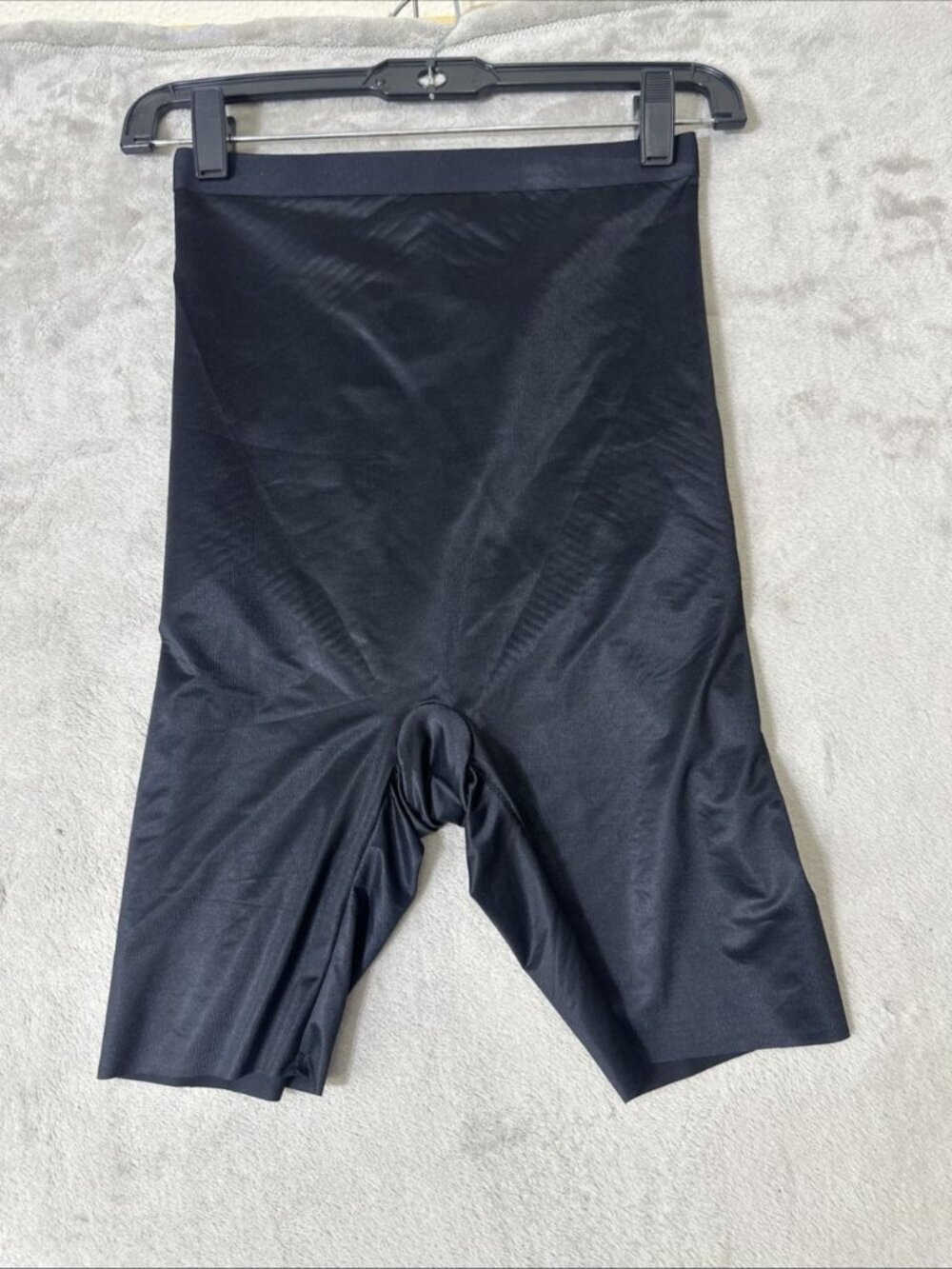 Spanx shaping shorts women’s small black high waist seamless shapewear